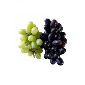 FRESH GRAPES COMBO (GREEN & BLACK) PACK, 500GRAM, FRESH