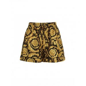 VERSACE MULTICOLOR BAROCCO PYJAMA SHORTS